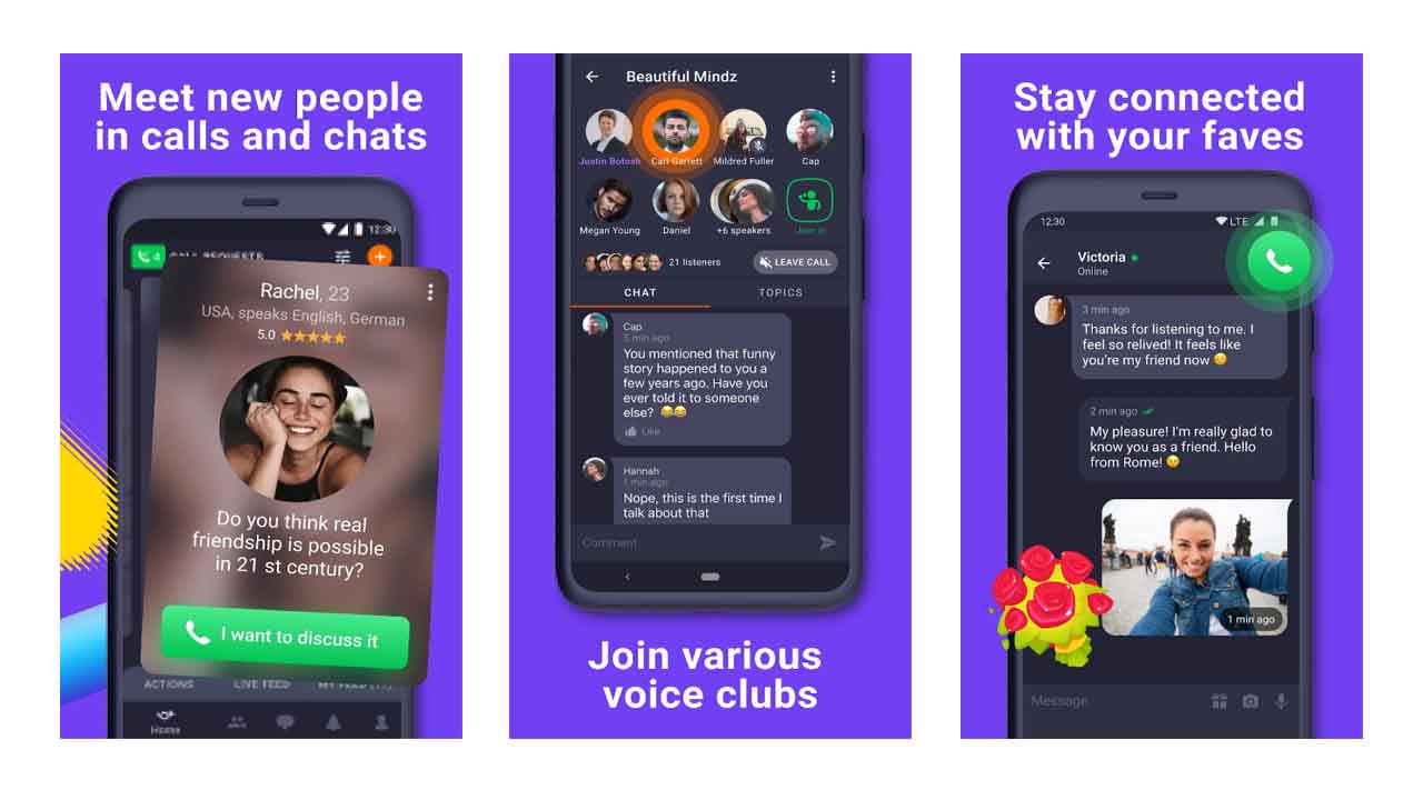 free voice chat dating app