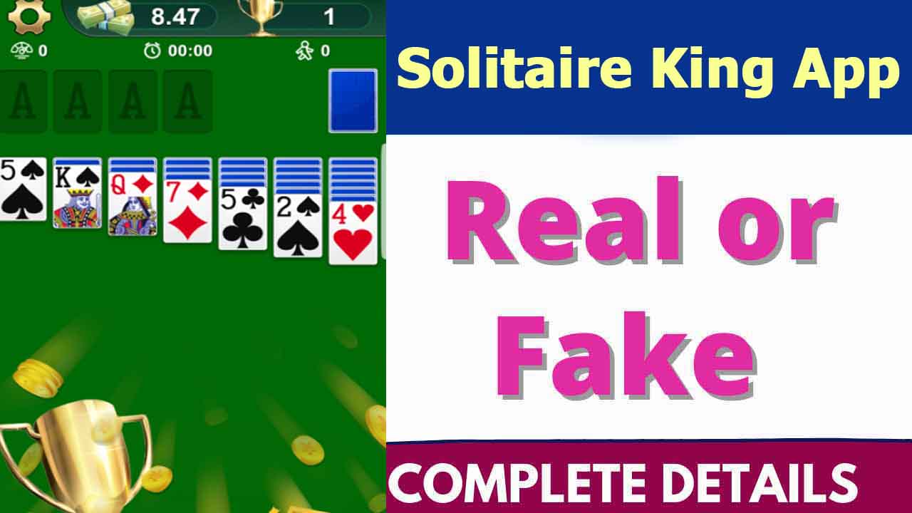 I downloaded and played Solitaire King and won $600. Still not